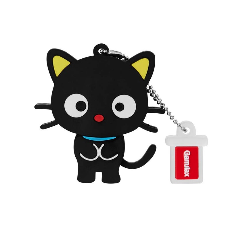 GARRULAX USB Flash Drive, 8GB / 16GB / 32GB USB 2.0 Silicone Cute Animal USB Memory Stick Date Storage Pendrive Thumb Drives (32GB, Black Cat) - Image 1